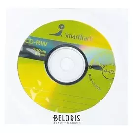 Диск Cd-rw Smarttrack, 4-12x, 700 Мб, конверт, 1 шт