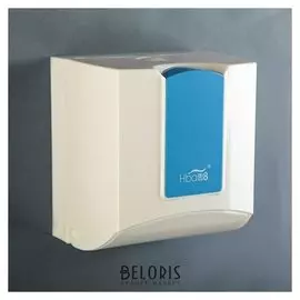 Диспенсер бумажных полотенец в листах 17х12х15,5, пластиковый, цвет белый