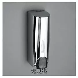 Диспенсер для антисептика/жидкого мыла механический, 350 мл, пластик, цвет хром