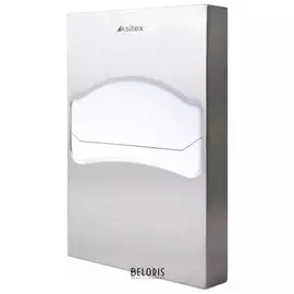 Диспенсер для покрытий на унитаз Ksitex (покрытия 1/4 сложения), нержавеющая сталь, зеркальный