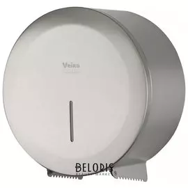 Диспенсер для туалетной бумаги в рулонах VEIRO Prof (T1/T2) "Jumbo STEEL", нержавеющая сталь, матовый