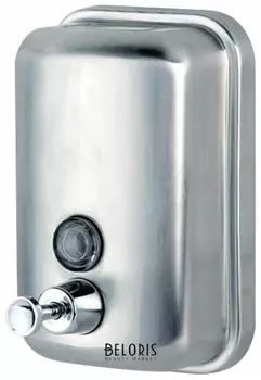 Диспенсер для жидкого мыла Ksitex, наливной, нержавеющая сталь, матовый, 0,5 л