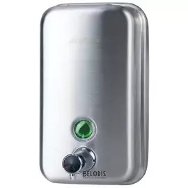 Диспенсер для жидкого мыла Ksitex, наливной, нержавеющая сталь, матовый, 0,8 л