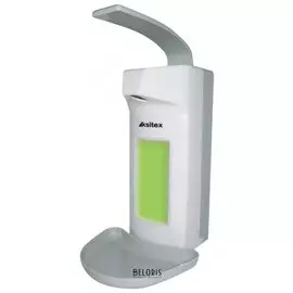 Диспенсер для жидкого мыла Ksitex, наливной, с локтевым приводом, белый, 1 л, с поддоном