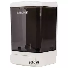 Диспенсер для жидкого мыла ЛАЙМА, наливной, 1 л, ABS, белый (тонированный)