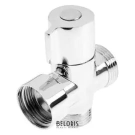 Дивертор Zein, для смесителя, корпус цинк, керамика, с круглой гайкой, цвет хром