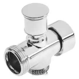 Дивертор Zein, для смесителя, корпус цинк, переключатель нержавейка, цвет хром