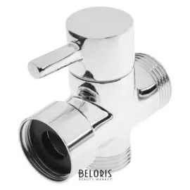 Дивертор Zein, для смесителя, с круглой гайкой, корпус латунь, цвет хром