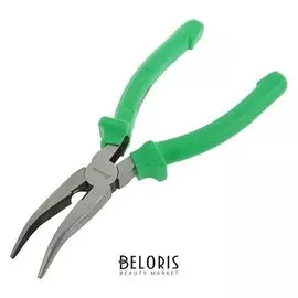 Длинногубцы изогнутые Tundra, шлифованные, 200 мм