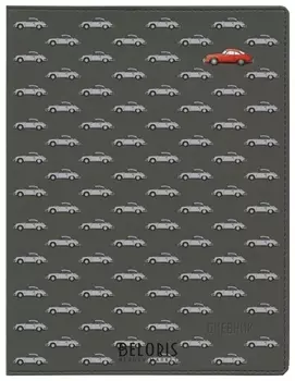 Дневник 1-11 класс 48 л., обложка кожзам с наклейкой "Машинки"