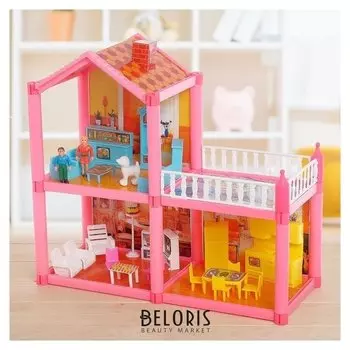 Дом для куклы двухэтажный с аксессуарами