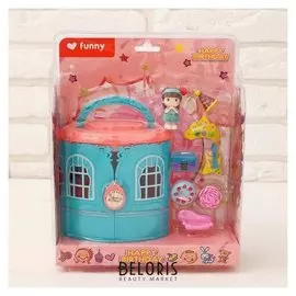 Дом для кукол «С днём рождения» с аксессуарами