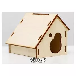 Домик для грызунов, 14 х 12 х 11 см