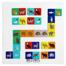 Домино Животные развивающая игрушка