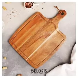 Доска для подачи из акации 39×26,7 ×1,5 см