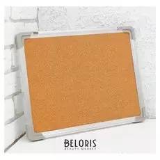 Доска двусторонняя, пробковая и магнитно-маркерная, 40 × 30 см