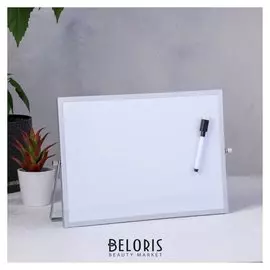 Доска магнитная двухсторонняя на подставке «Меркурий»25×35 см