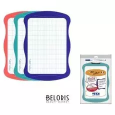 Доска маркерная A4 двухсторонняя: без рисунка с маркером и губкой