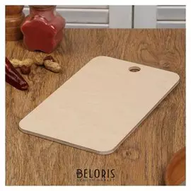 Доска разделочная деревянная "Прямоугольная", 25×15×0,6 см