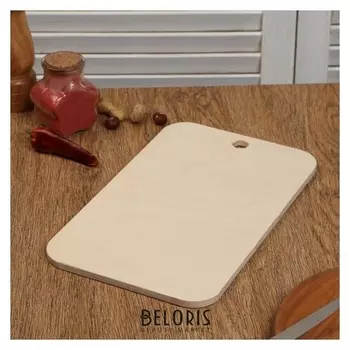 Доска разделочная деревянная "Прямоугольная", 29×18×0,8 см