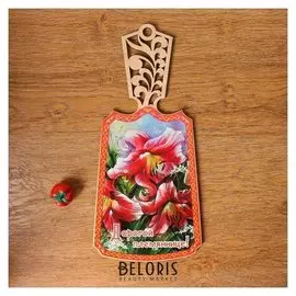 Доска разделочная "Дорогой племяннице!", дерево, лакированная, 17,5х37 см