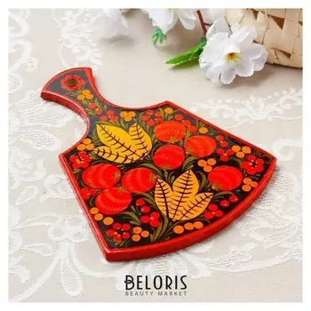 Доска разделочная «Лимонница», хохлома