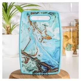 Доска разделочная прямоугольная «Эпоксид», 30×20 см