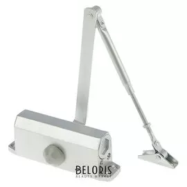 Доводчик дверной, до 60 кг, цвет серебро