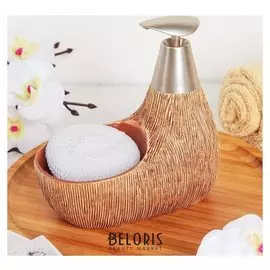 Дозатор для моющего средства с подставкой для губки «Африка. пустыня», 450 мл