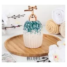 Дозатор для жидкого мыла «Карма», цвет перламутр