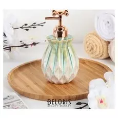 Дозатор для жидкого мыла «Лолита», цвет бирюзовый