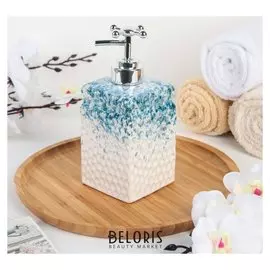 Дозатор для жидкого мыла «Мириада», цвет голубой