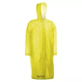 Дождевик-плащ взрослый р.46-48, цвет желтый