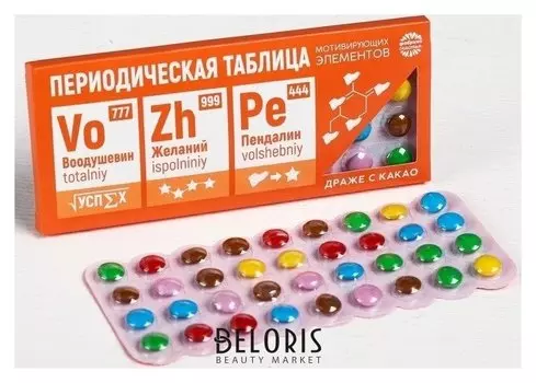 Драже шоколадное «Мотивирующие элементы»: 20 г