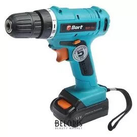 Дрель-шуруповерт Bort Bab-12li, 12 В, 700 об/мин, бзп, 1.3 Ач, Li-ion, 28 Нм, подсветка