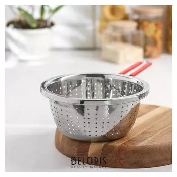 Дуршлаг «Эдвин», с ручкой, 36,5 × 20 × 10 см