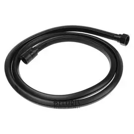 Душевой шланг Luazonaqua La14pb, 150 см, антиперекручивание, латунные гайки, черный