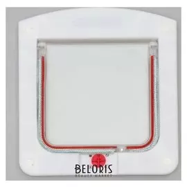 Дверь для животных с 4 режимами блокировки, проём 15 х 15,5 см (общий размер 22,5 х 20 см), толщина двери до 3 см