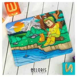 Двухслойный смарт-пазл Рыболов