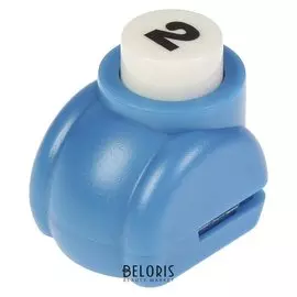 Дырокол фигурный "Цифра - 2" D=0,8 см 3х2,5х3 см