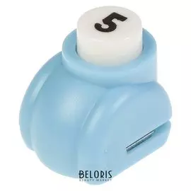 Дырокол фигурный "Цифра - 5" D=0,8 см 3х2,5х3 см