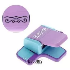 Дырокол фигурный для края вырубка 4,7х1,9 см "Завитки"