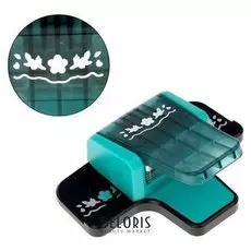 Дырокол фигурный для края вырубка 4,7х1,9 см "Цветочек"