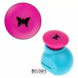 Дырокол фигурный кнопка "Бабочка" D=1,3 см