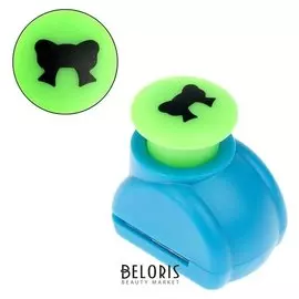 Дырокол фигурный кнопка "Бант" D=1,5 см