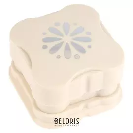 Дырокол фигурный магнитный "Цветок" диам. рисунка 3,8 см 3,8х6х6 см