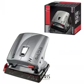 Дырокол Maped "Advanced Metal", металлический, большой, на 35 листов, светло-серый