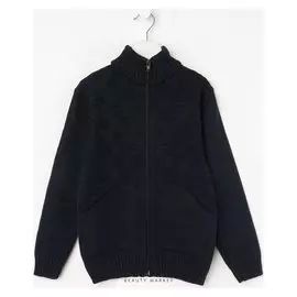 Джемпер для мальчика, цвет чёрный, рост 134 см