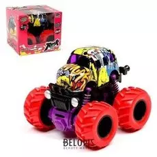 Джип металлический «Граффити», инерция