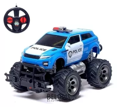 Джип радиоуправляемый «Полиция», работает от аккумулятора